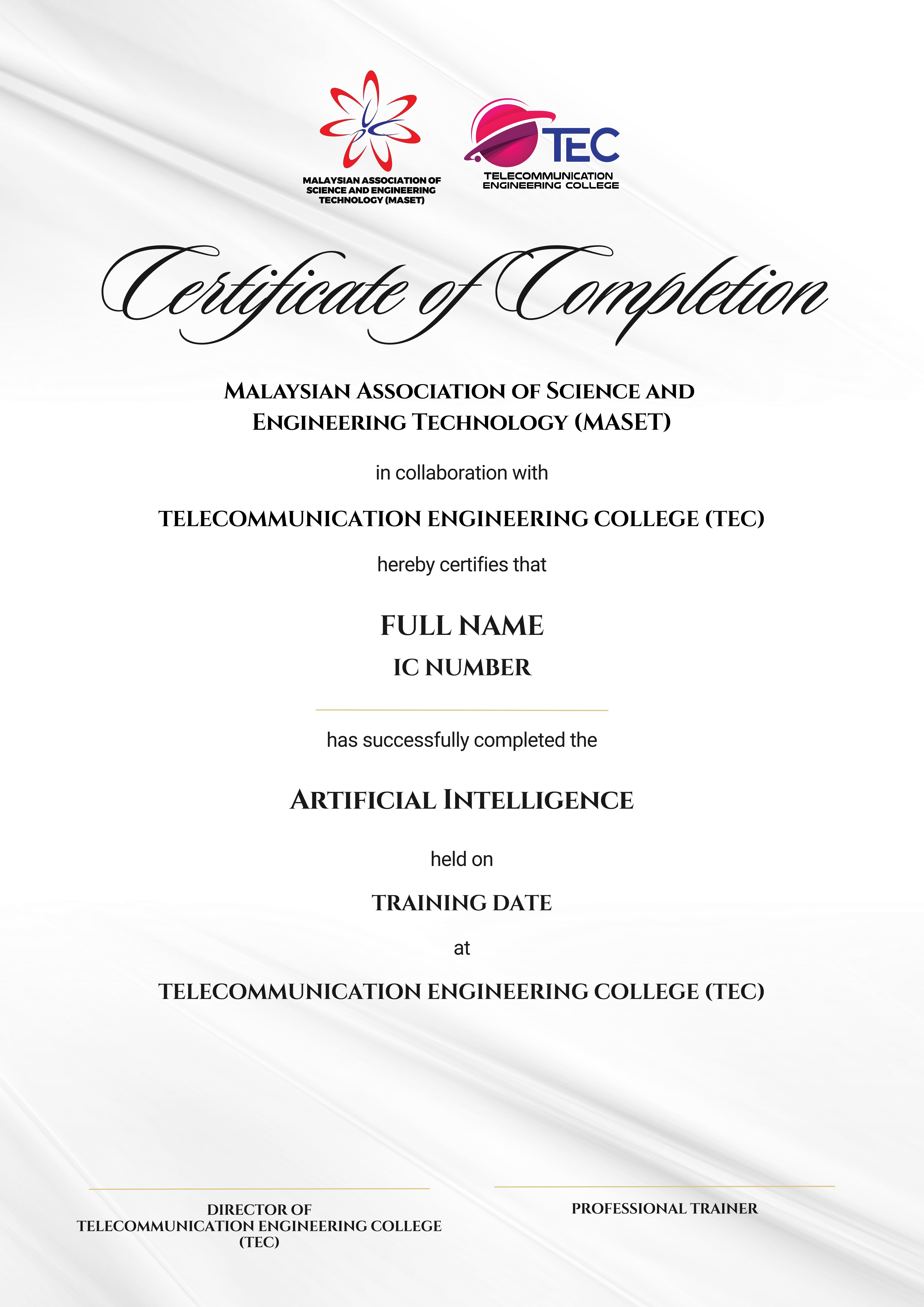 Certificate Image